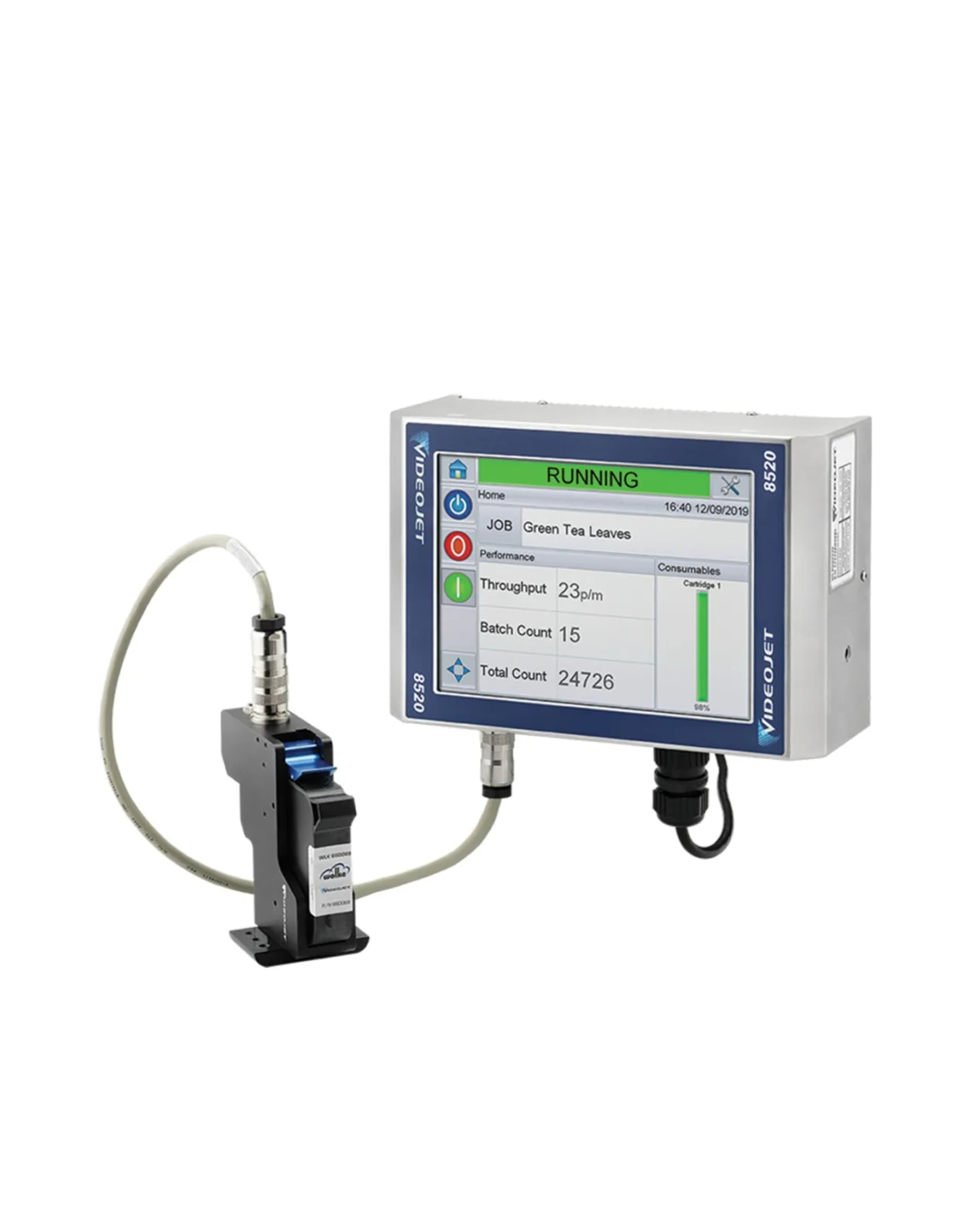 Videojet 8520 and Wolke m610