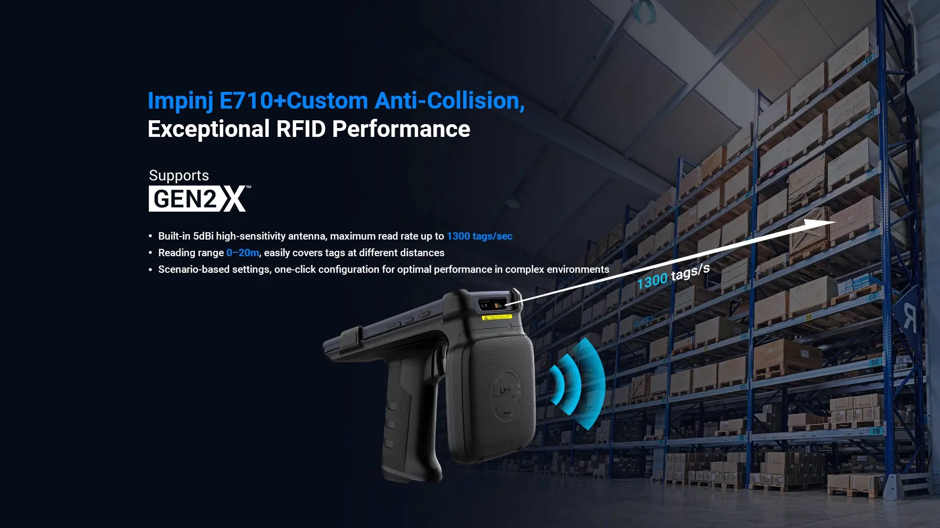 CRUISE2U 5G RFID Handheld Reader feature 5