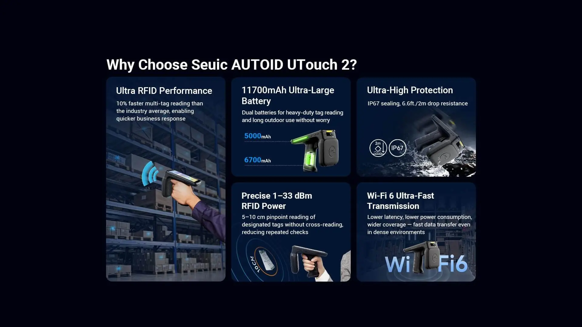 AUTOID UTouch 2 UHF RFID Reader feature 2