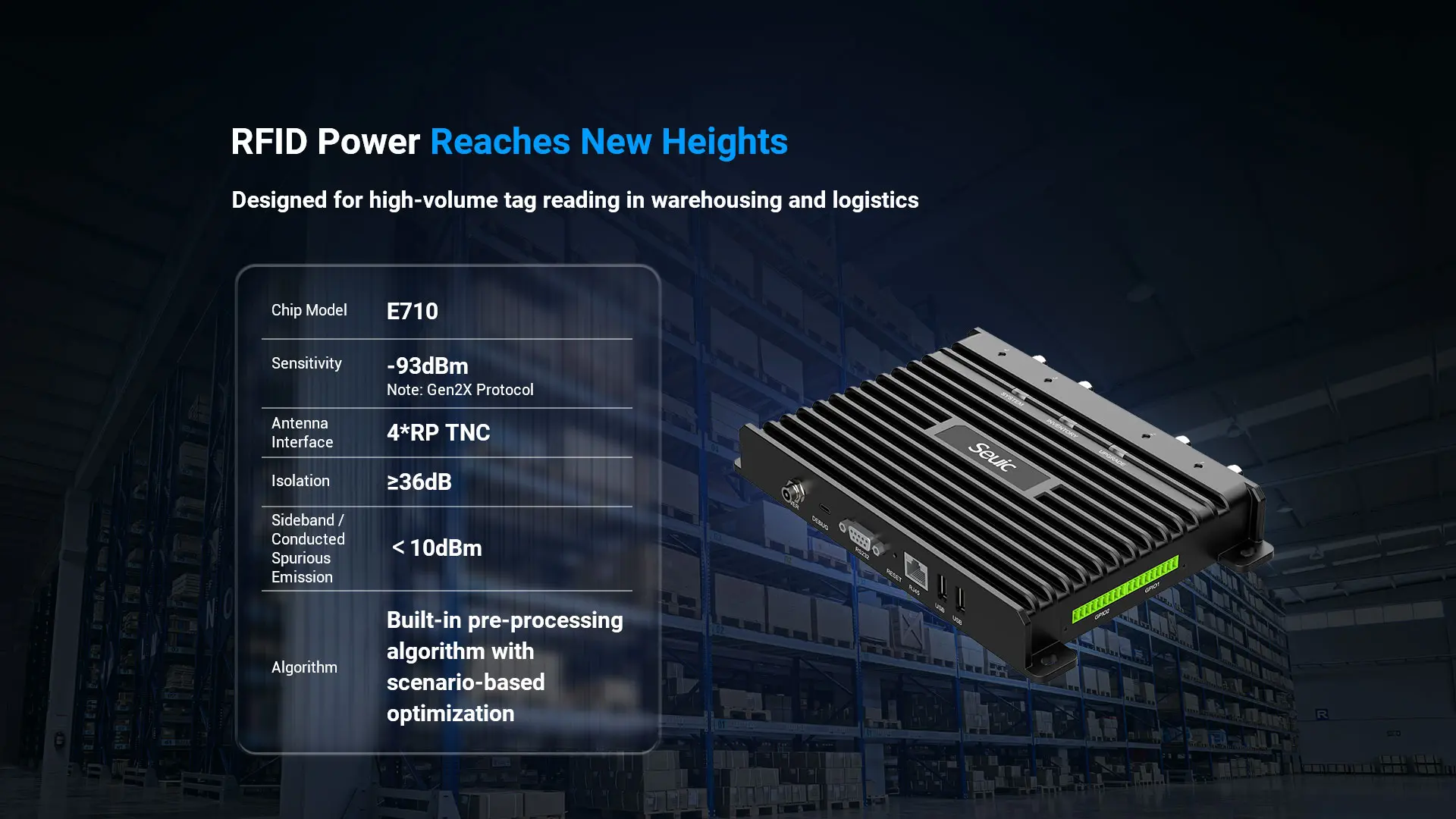 AUTOID UF40 Fixed UHF RFID Reader feature 4