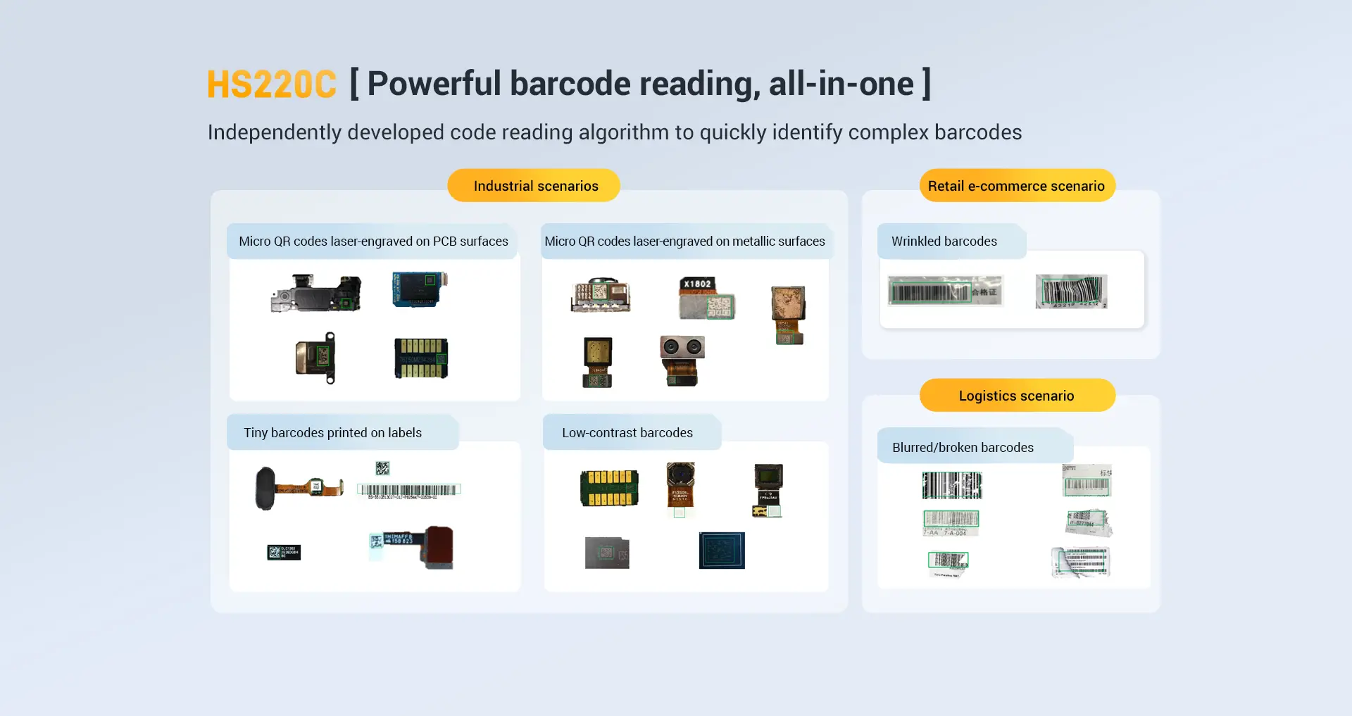HS220C Area-imaging Wireless Barcode Scanner feature 3