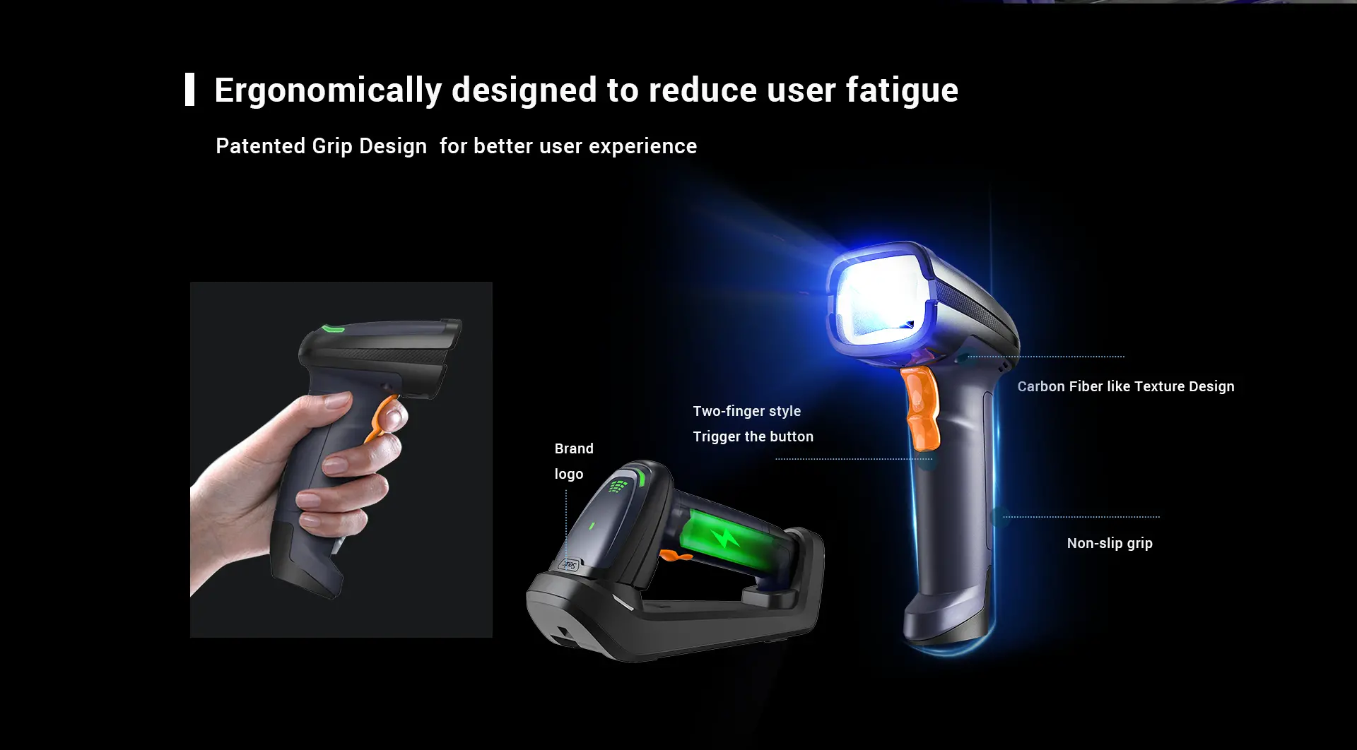 HS325DP Industrial Wireless Barcode Scanner feature 7