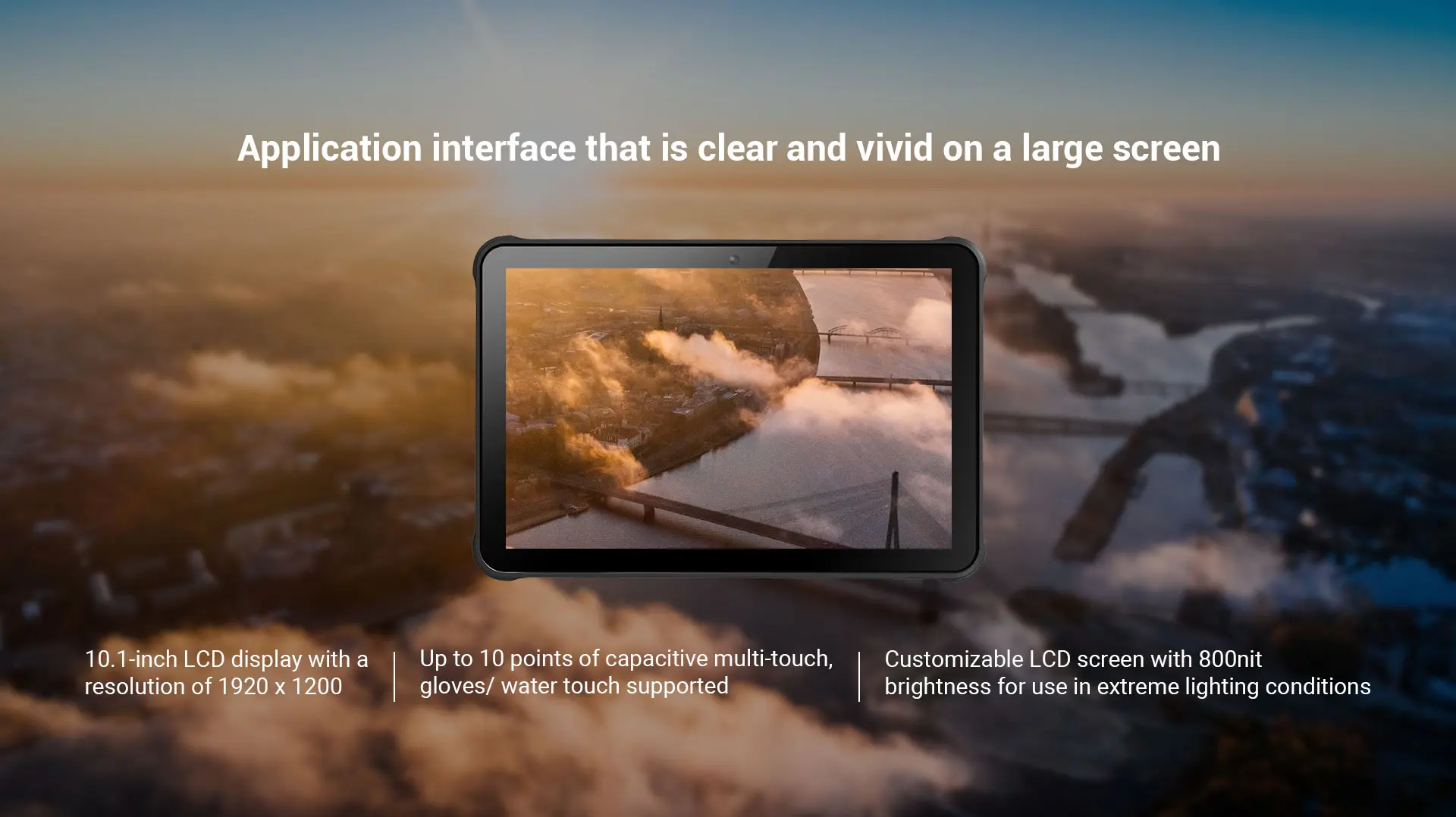 AUTOID Pad Air-(Win) Rugged Industrial Tablet feature 2