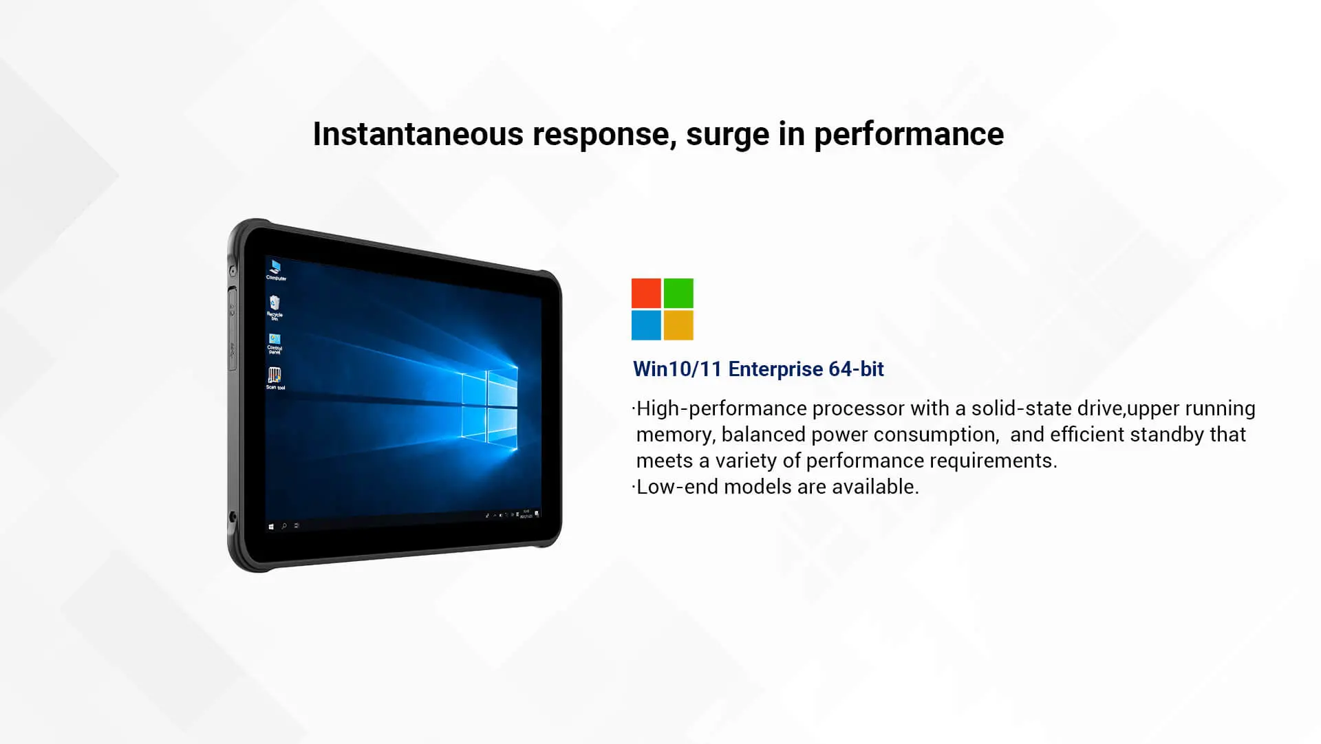 AUTOID Pad Air-(Win) Rugged Industrial Tablet feature 3