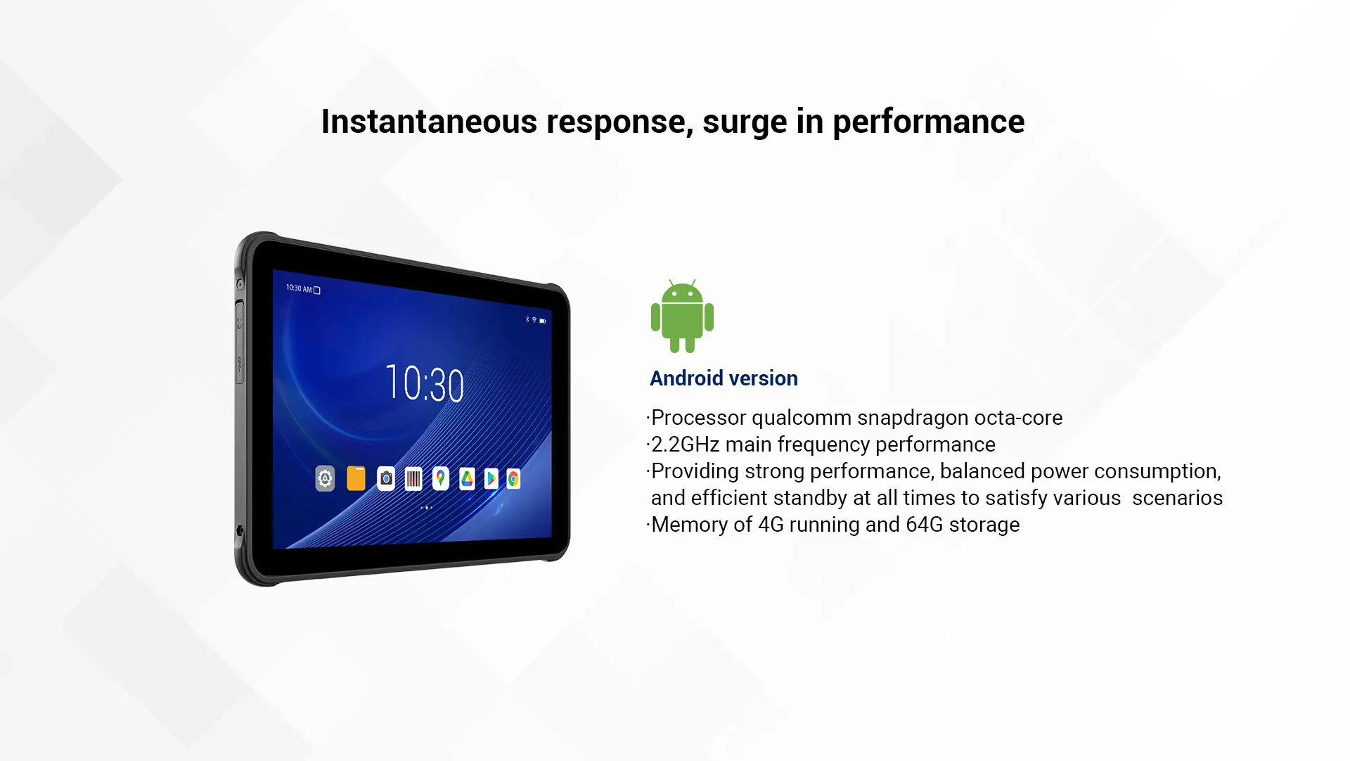 AUTOID Pad Air Android Rugged Tablet feature 3