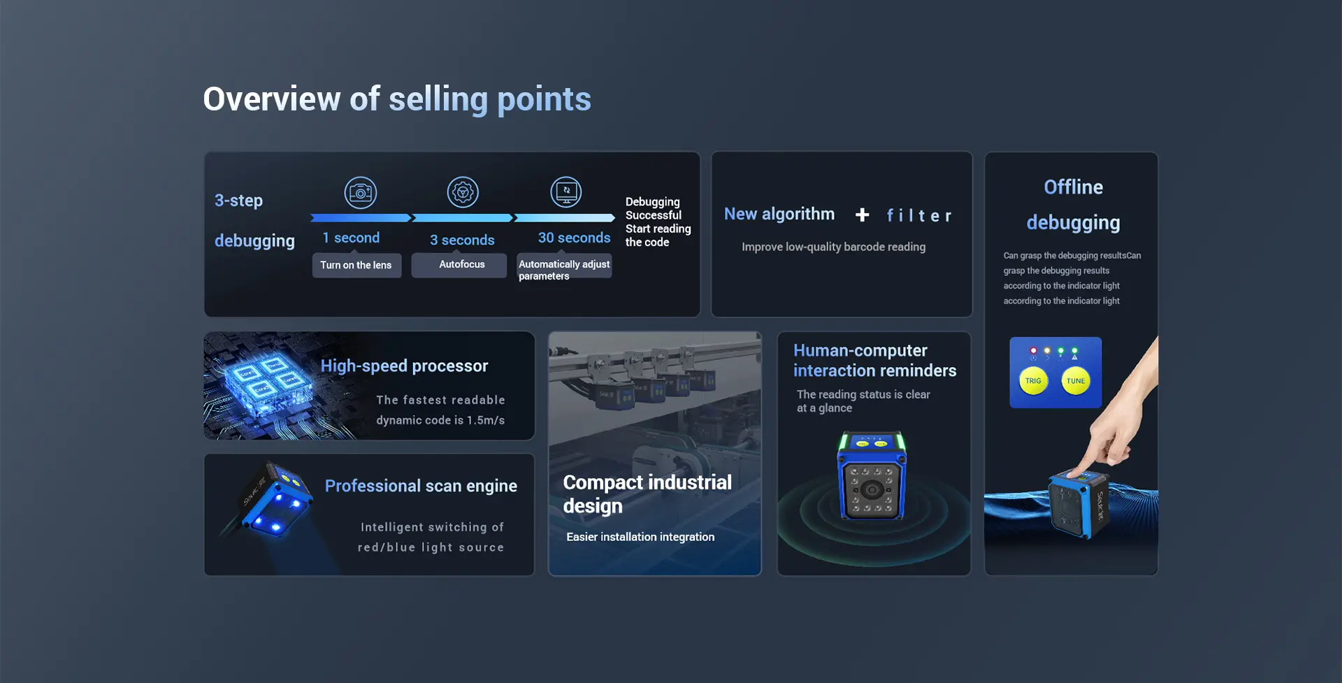 X4 Industrial Barcode Scanner feature 12