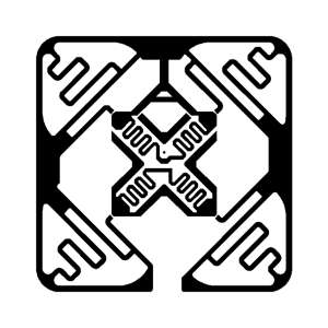 UCODE UHF RFID метка - 44 x 44 mm