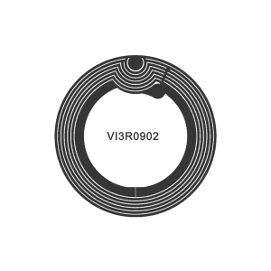 NFC/RFID label for library items - D34 mm