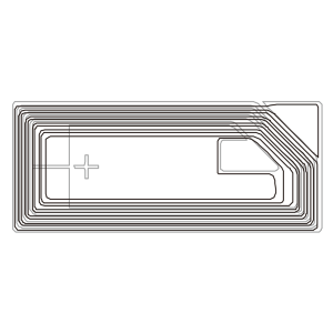 NTAG NFC etiket - 26 x 11 mm