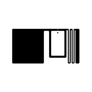 UCODE UHF RFID etiket - 18 x 35 mm