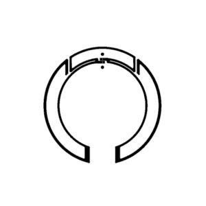 UHF RFID etiket - 3 x 95 mm