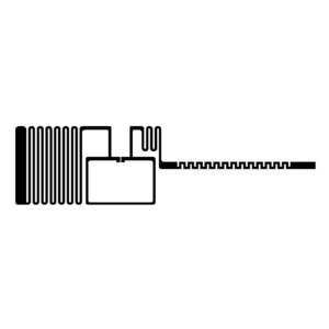 Zərgərlik üçün UHF RFID etiket - 11 x 42 mm