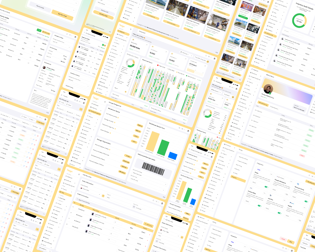 CRM and WMS dashboard